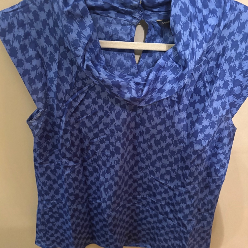 Purple silky shirt